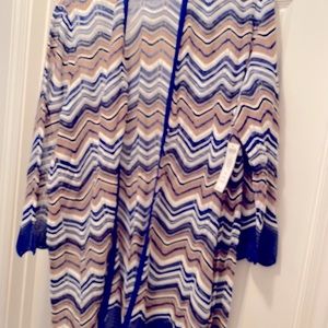 Soft weave fabric Cardigan